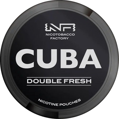 Cuba Nicotine Pouches Nicopods Pack of 10, Double Fresh Flavour