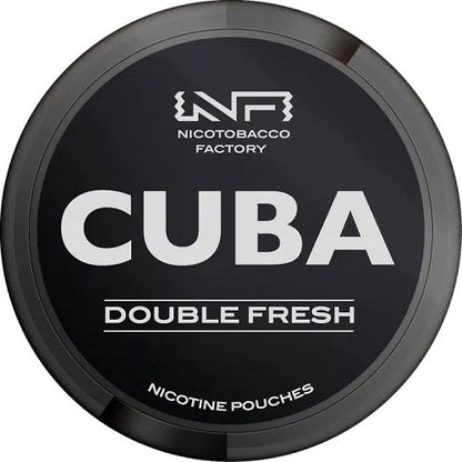 Cuba Nicotine Pouches Nicopods Pack of 10, Double Fresh Flavour