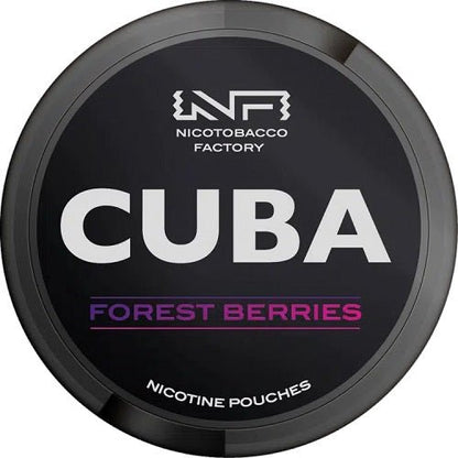Cuba Nicotine Pouches Nicopods Pack of 10, Forest Berries Flavour