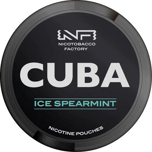 Cuba Nicotine Pouches Nicopods Pack of 10, Ice Spearmint Flavour