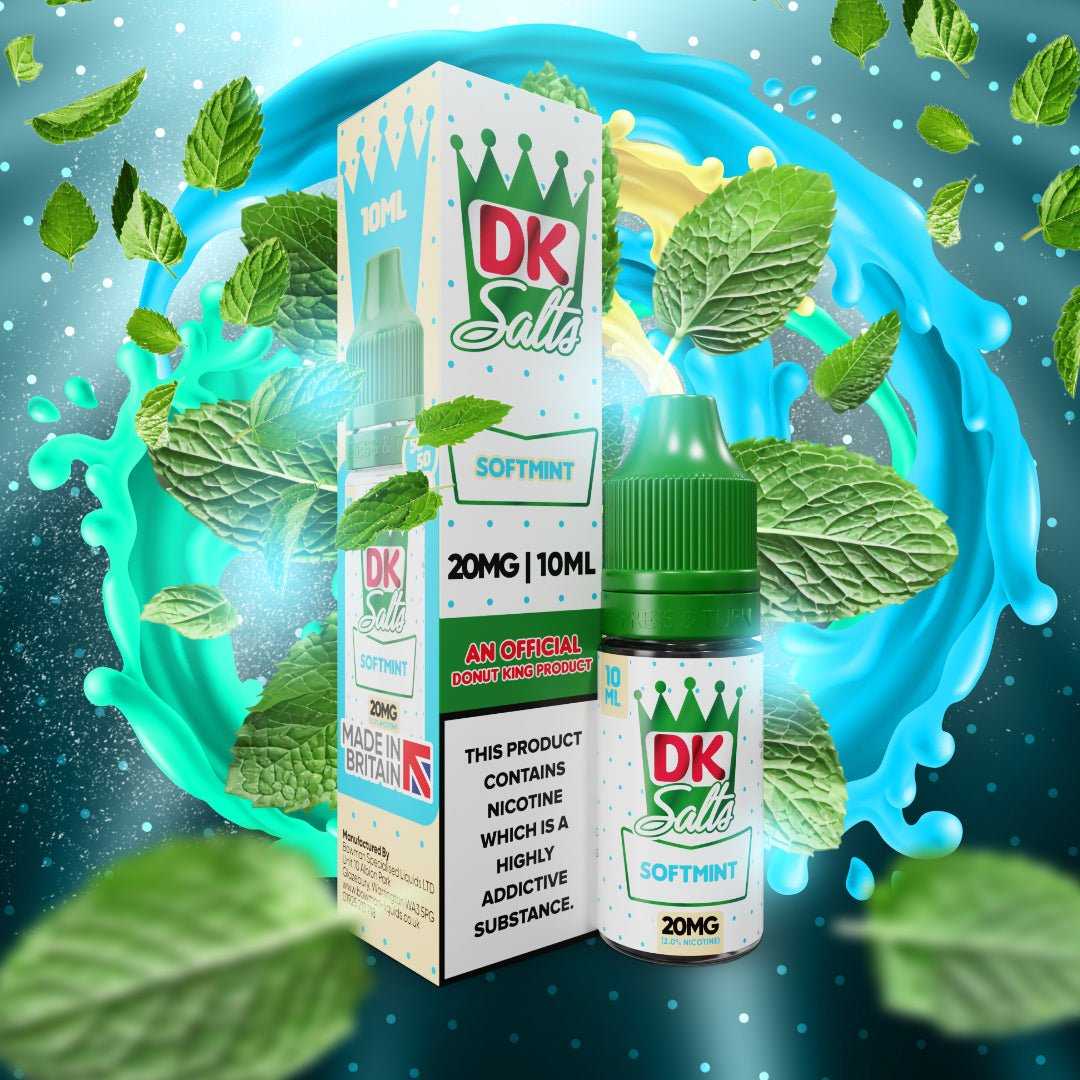 DK Salts E - Liquid 10ml 20MG Nic Salt Box of 10 - with Softmint #No1-vape-wholesale#