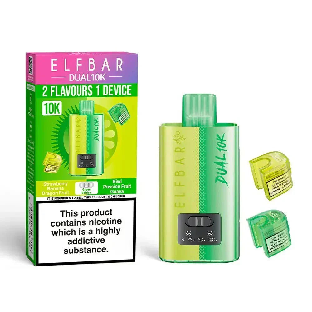 Image Of Elf B Dual 10k Prefilled Pod Vape kit - Box of 5