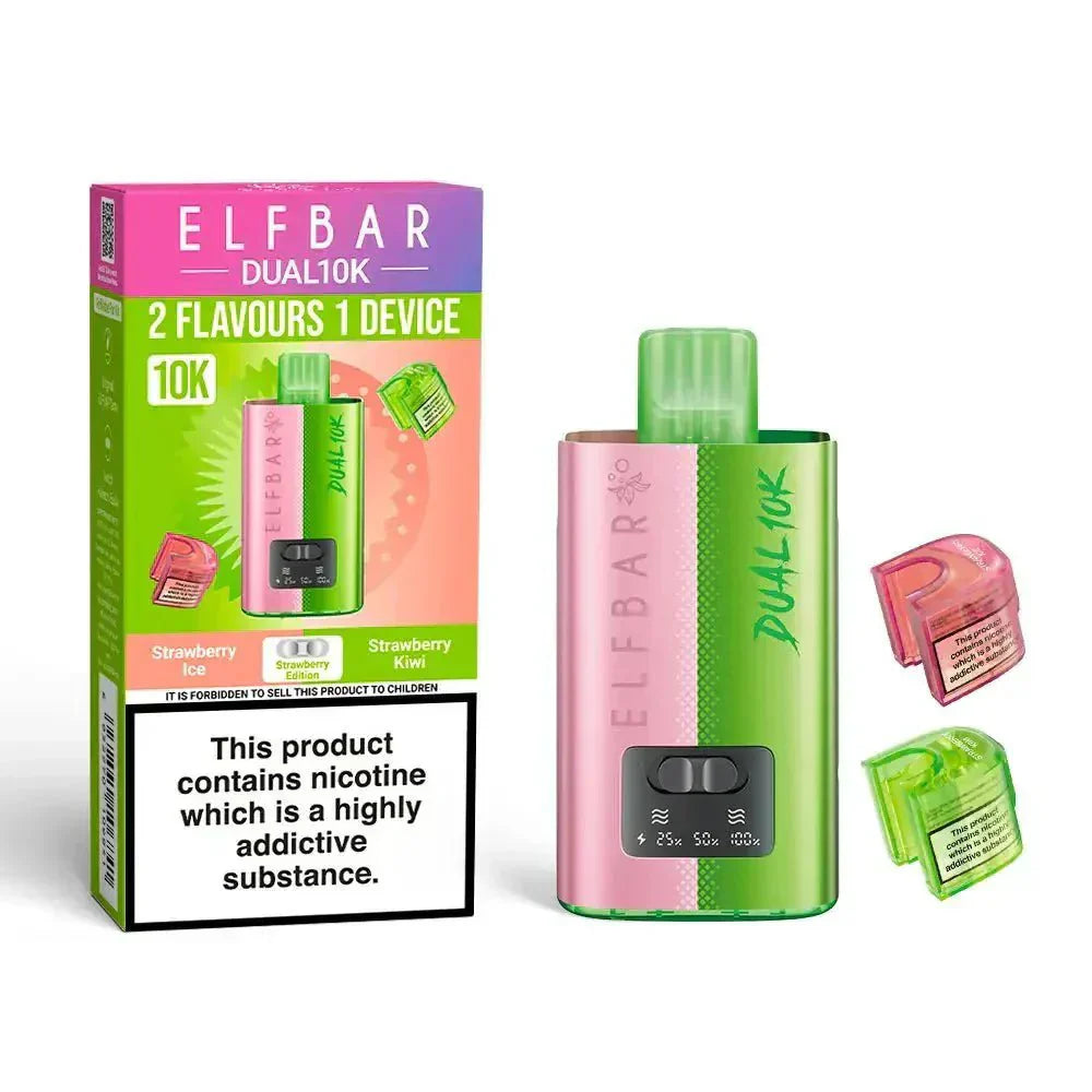 Image Of Elf B Dual 10k Prefilled Pod Vape kit - Box of 5