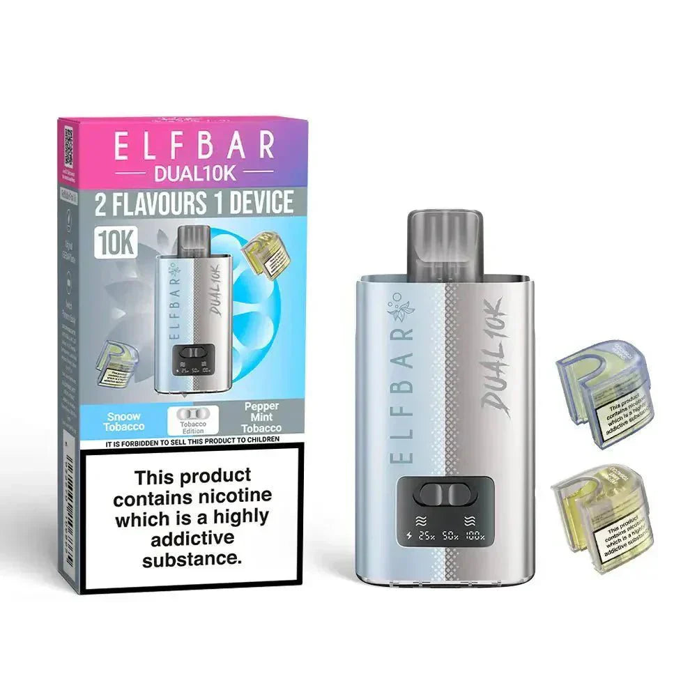 Image Of Elf B Dual 10k Prefilled Pod Vape kit - Box of 5