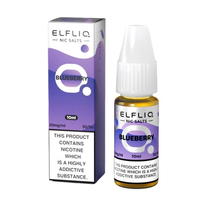 Elf Bar Elfliq Nic Salt - Box of 10 Blueberry Flavour