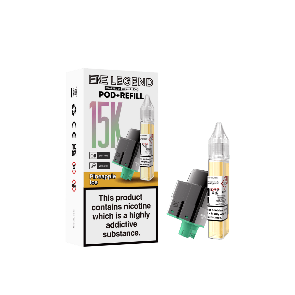 Elux ENE Legend 15k Replacement Pods Pack of 5 - Wholesale Price !