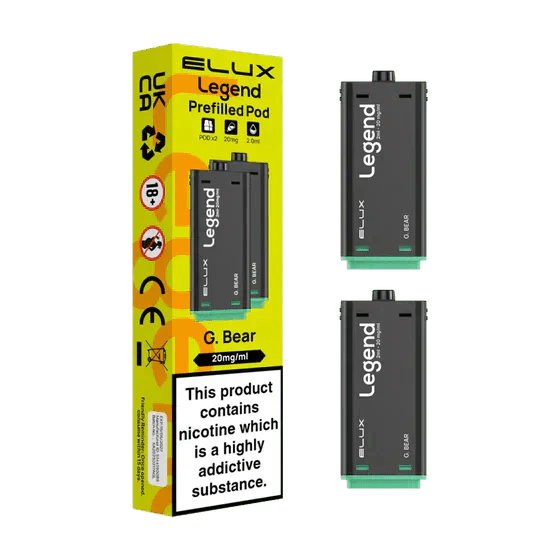 Elux Legend 1500 Replacement Pods Pack of 2 - Wholesale Price !