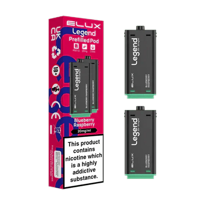 Elux Legend 1500 Replacement Pods - Pack of 2