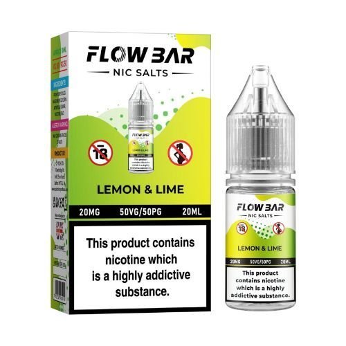 Flow Bar 20ml Nic Salts E - Liquid Pack of 10