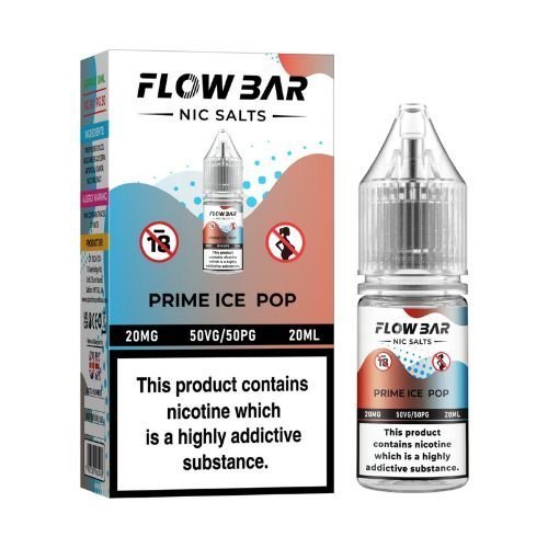 Flow Bar 20ml Nic Salts E - Liquid Pack of 10