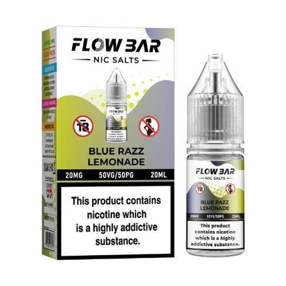Flow Bar 20ml Nic Salts E - Liquid Pack of 10