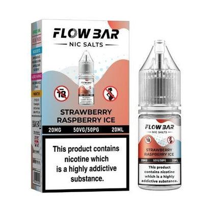 Flow Bar 20ml Nic Salts E - Liquid Pack of 10