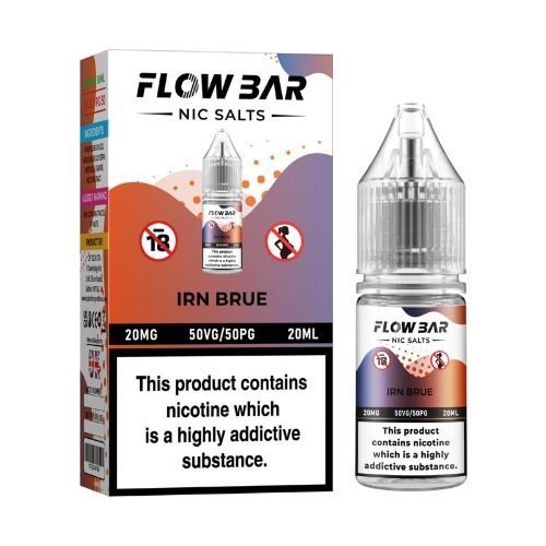 Flow Bar 20ml Nic Salts E - Liquid Pack of 10