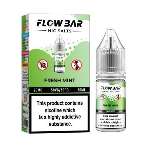 Flow Bar 20ml Nic Salts E - Liquid Pack of 10