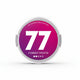 77 Forest Fruits nicotine pouches, 5.2mg or 10.4mg strength, 20-pack container.