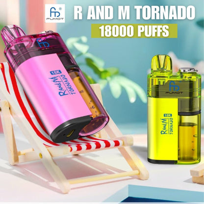 RandM Tornado 18000 Prefilled Vape Pod Kit - Box of 5