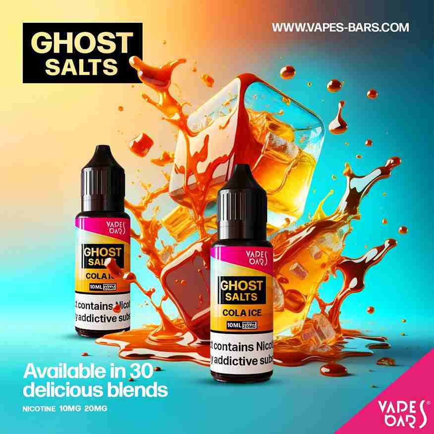 GHOST 3500 Nic Salts 10ml - Box of 10 with Cola Ice flavour