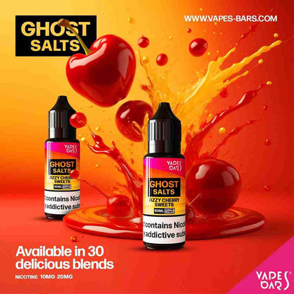 GHOST 3500 Nic Salts 10ml - Box of 10 with Fizzy Cherry Sweet flavour
