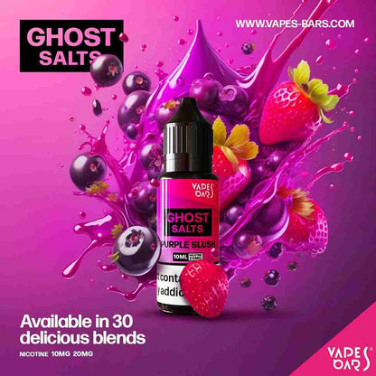 GHOST 3500 Nic Salts 10ml - Box of 10 with Purple Slush flavour