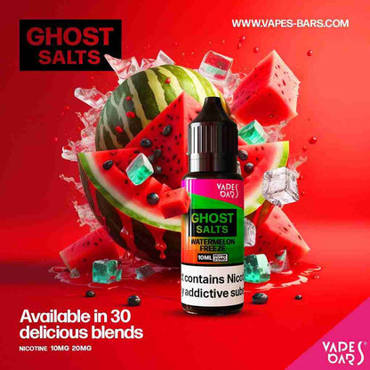 GHOST 3500 Nic Salts 10ml - Box of 10 with Watermelon Freeze flavour