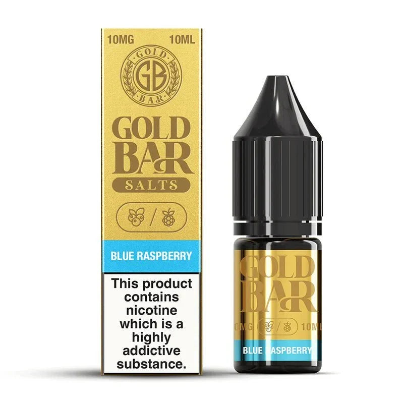 Gold Bar Nic Salts 10ml E - liquids (Box of 10)