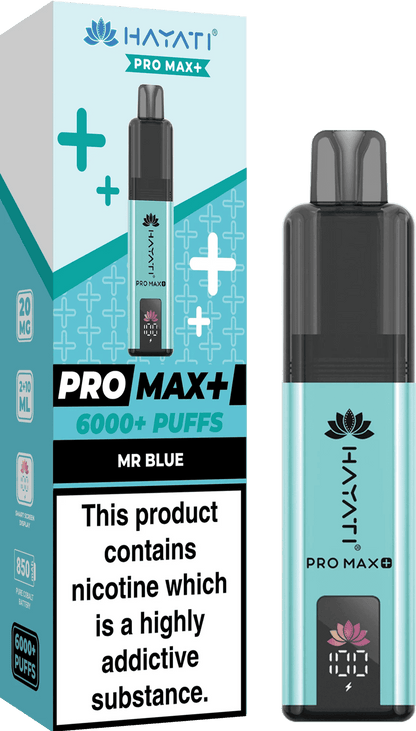 Hayati Pro Max Plus 6000 Puff Prefilled Pod Kit - Box of 5
