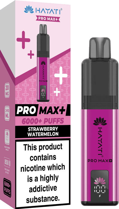 Hayati Pro Max Plus 6000 Puff Prefilled Pod Kit - Box of 5