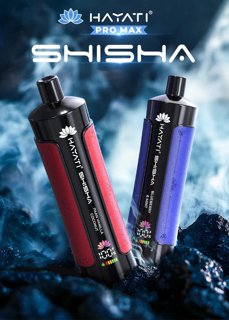 Hayati Pro Max Shisha 15000 Puffs Prefilled Vape Pod Kit - Box of 10
