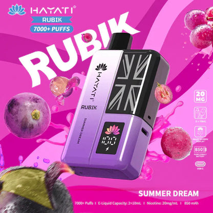 Hayati Rubik 7000 Puffs Prefilled Pod Kit - Box of 5