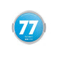 77 Ice Mint nicotine pouches, 20 pack, available in 5.2mg or 10.4mg strength