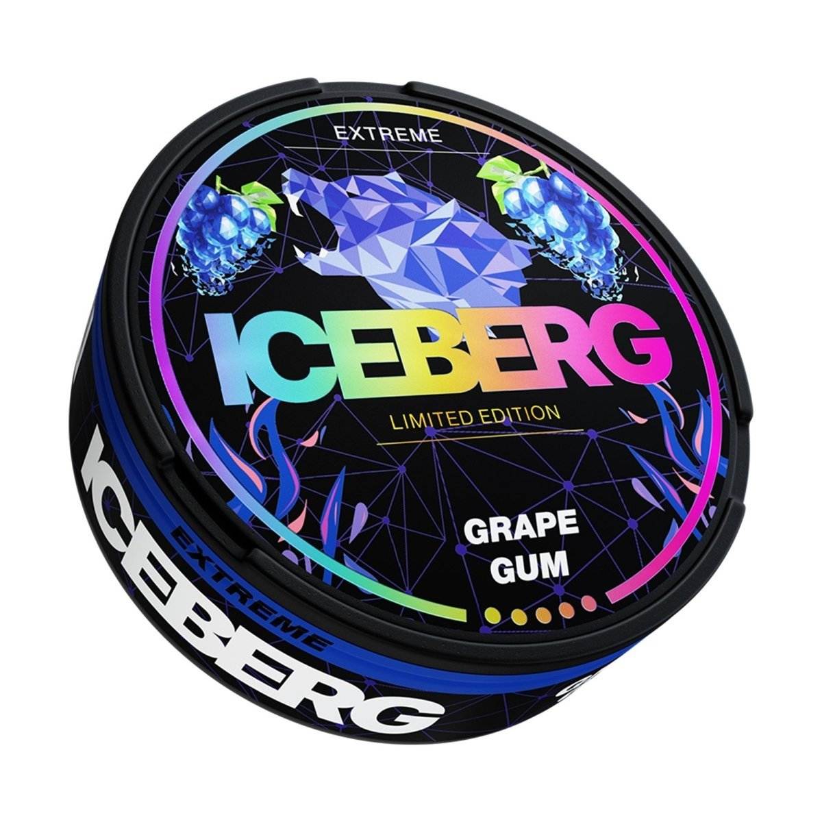 Iceberg Snus 16gr 150mg Pouches -  Limited Edition with grape Gum Flavour #No1-vape-wholesale#