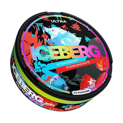 Iceberg Snus 16gr 150mg Pouches - strawberry Pomegranate Flavour #No1-vape-wholesale#