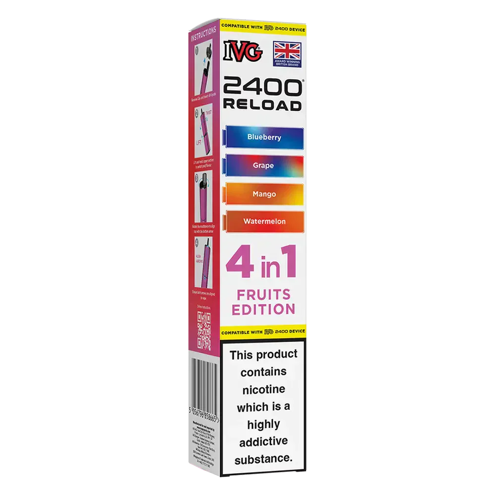 IVG 2400 4in1 Multi Flavour Edition Prefilled Pods