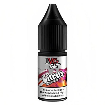 IVG Nic Salt 10ml Pack of 10 Available In Citrus Lemonade Flavour