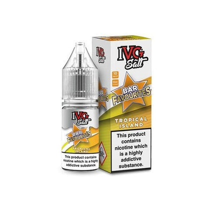 IVG Nic Salt Bar Favourite 10ml E Liquid - Pack Of 10