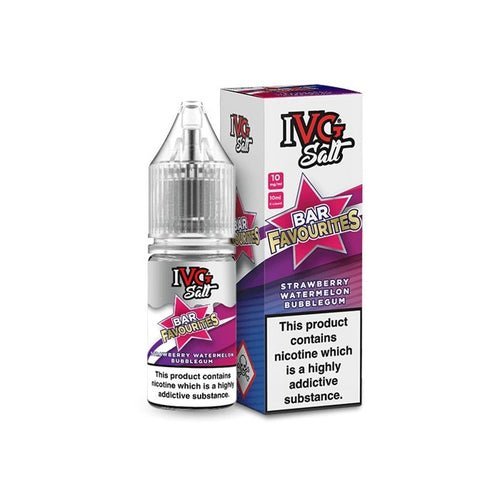 IVG Nic Salt Bar Favourite 10ml E Liquid - Pack Of 10