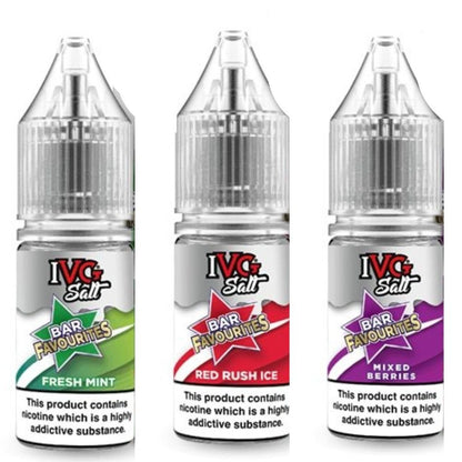 IVG Salt Bar Favourites Nic Salt E-Liquid 10ml | Pack of 10