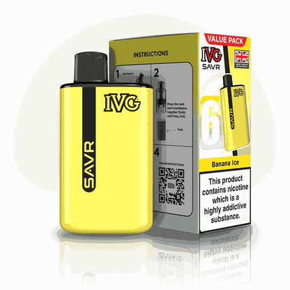 IVG SAVR 3000 Puffs Prefilled Pod Kit - Box of 5