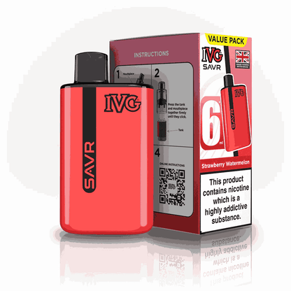 IVG SAVR 3000 Puffs Prefilled Pod Kit - Box of 5