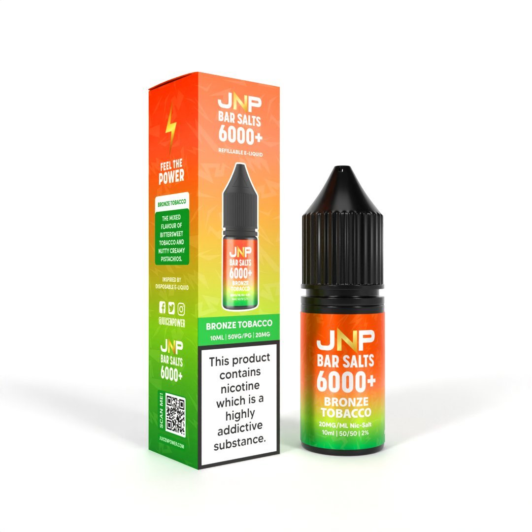 JNP Bar Salt 6000 Nic Salt 10ml E - Liquid Pack of 10 - #Simbavapeswholesale#