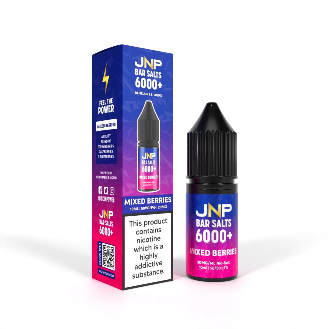JNP Bar Salt 6000 Nic Salt 10ml E - Liquid Pack of 10 - #Simbavapeswholesale#