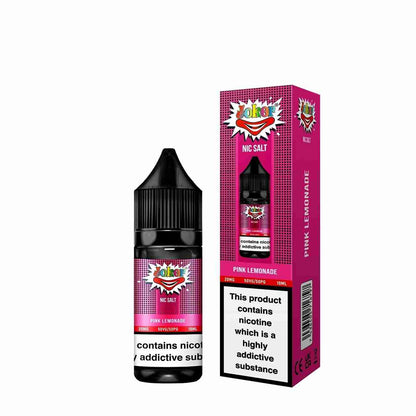 Joker Nic Salt 10ml E - liquids - Box of 10 with Pink Lemonade flavour