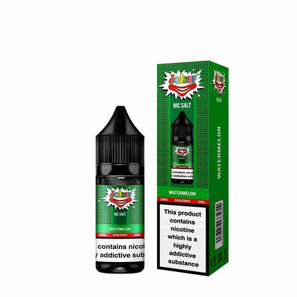 Joker Nic Salt 10ml E - liquids - Box of 10 with Watermelon flavour