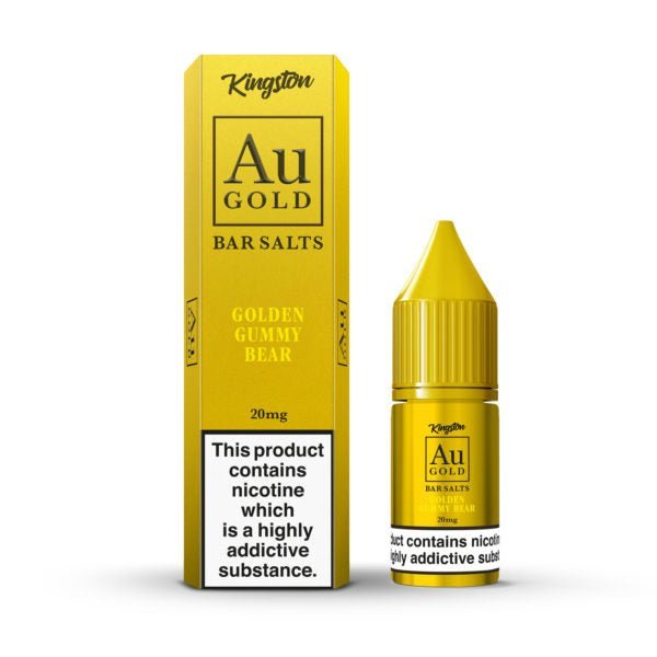 Kingston Au Gold Bar Salts 10ml E - liquids - Box of 10