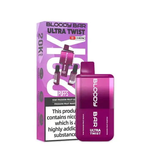 Bloody Bar Ultra Twist 20000 Puffs - Flavour