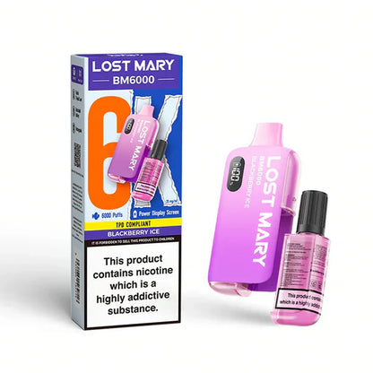 Lost Mary BM6000 Prefilled Vape Pod Kit - Box of 5