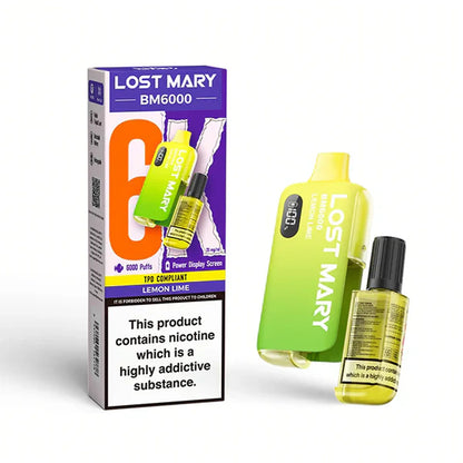 Lost Mary BM6000 Prefilled Vape Pod Kit - Box of 5