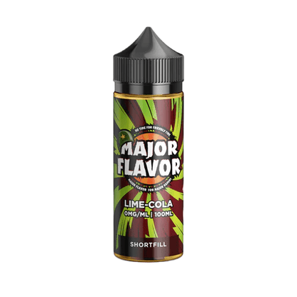 Major Flavor Shortfill 100ML E Liquid , Lime - Cola
