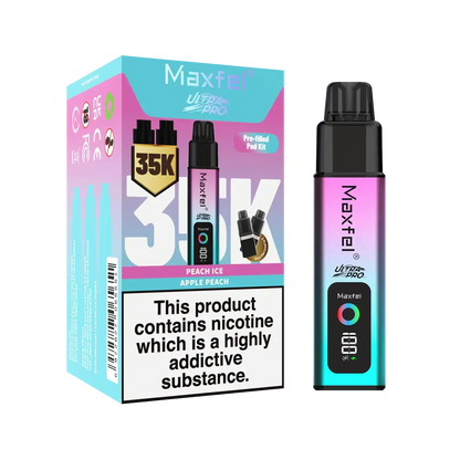 Maxfel Ultra Pro 35k Puffs Prefilled Pod Vape kit - Box of 5