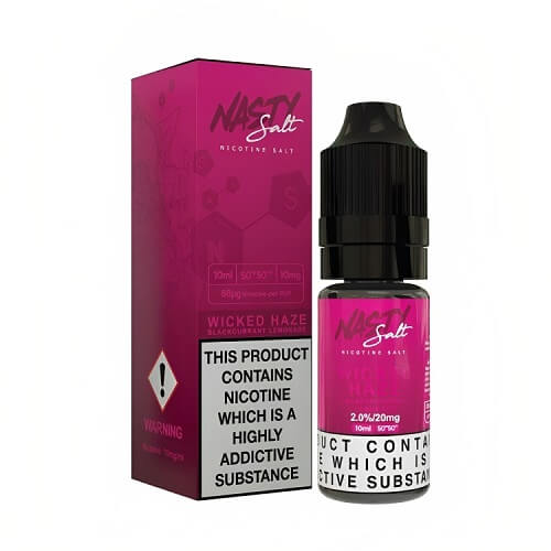 Nasty Juice Nic Salt 10ML - Pack of 10 Available In Wickeo Haze Flavour 
